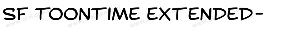 SF Toontime Extended字体转换